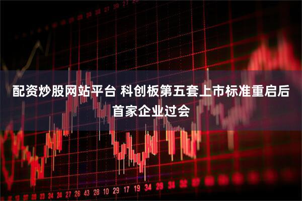 配资炒股网站平台 科创板第五套上市标准重启后首家企业过会